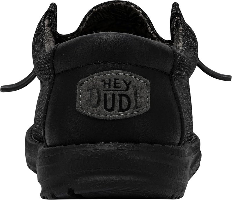 Hey Dude Basic Kids Black Slip-On Shoes by shoes - Image 4